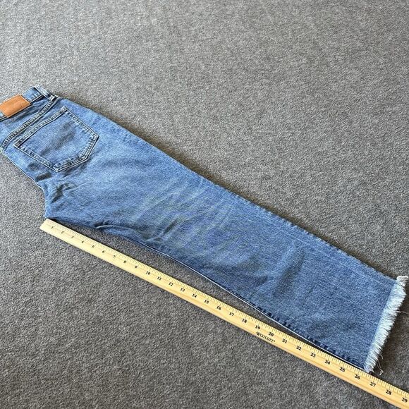 J. Crew Blue Denim Slim Boyfriend Fit Jeans Womens Mid-Rise Casual Size 27 - Picture 9 of 9